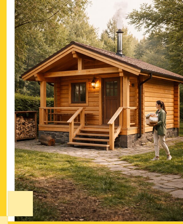 Купить баню под ключ в Баксане от 656630 р. | ЭриданБкс