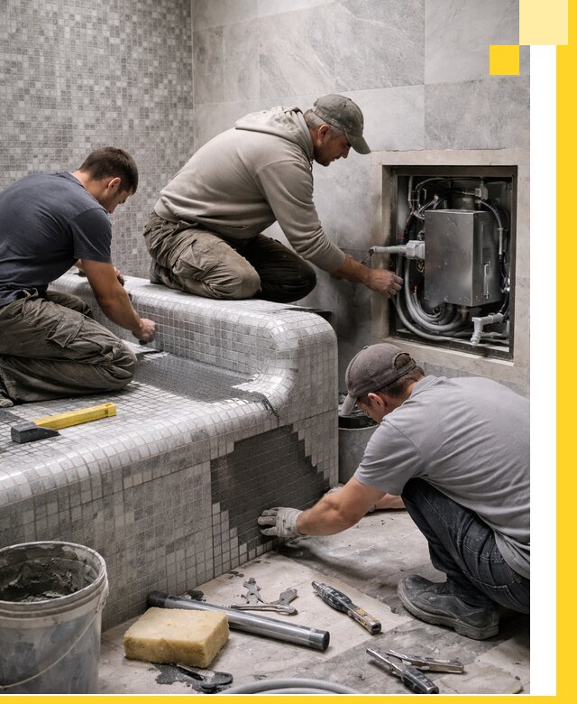 Проекты хамамов под ключ в Баксане и дизайн и строительство