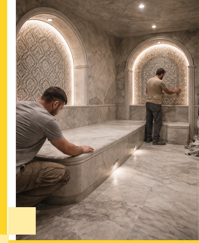 Турецкие бани под ключ в Баксане от 252550 р. | ЭриданБкс