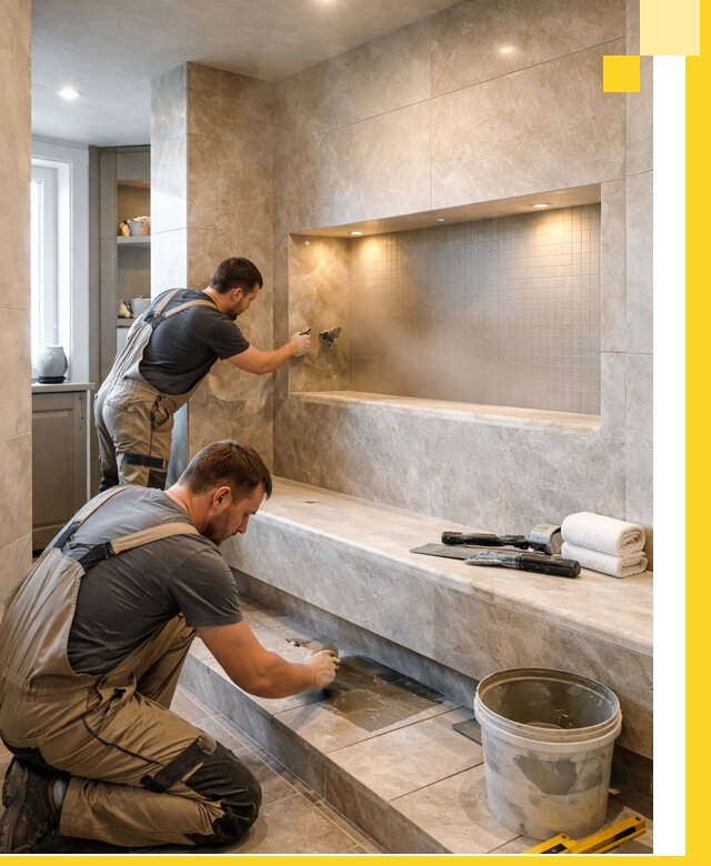 Профессиональное строительство хамама в квартире в Баксане