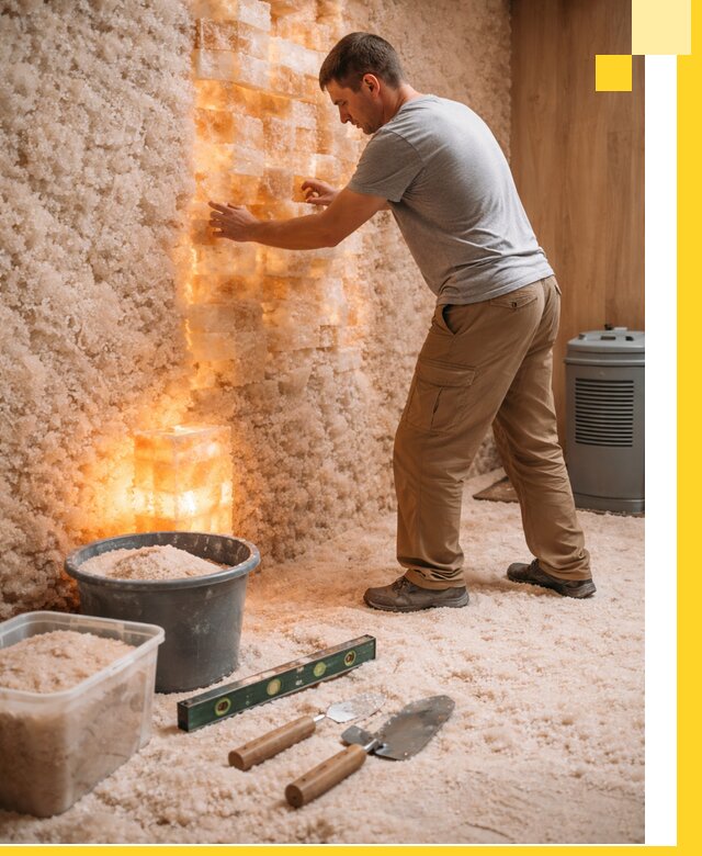 Проектирование и монтаж соляных комнат в Баксане под ключ