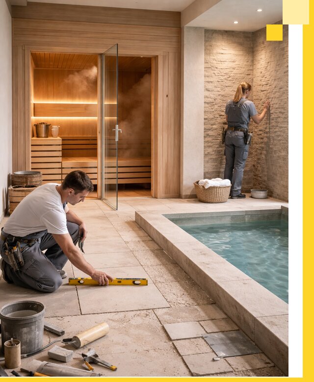 Комплексный дизайн и отделка интерьеров SPA под ключ в Баксане